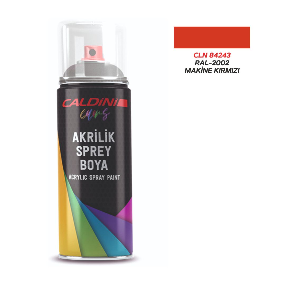 CALDINI AKRILIK RAL-2002 MAKINE KIRMIZISI 400 ml.